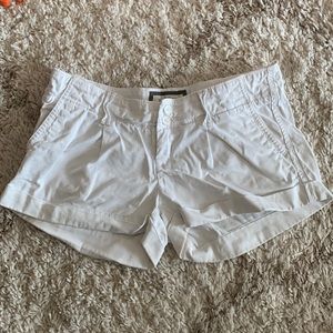 White Abercrombie and Fitch Shorts